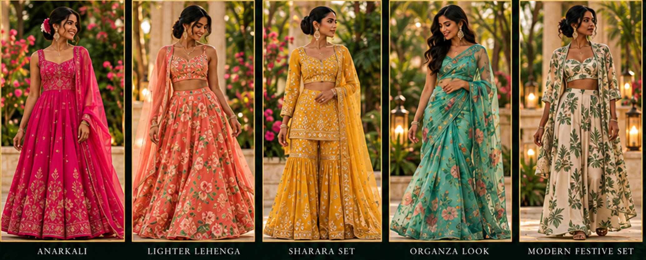 Welcome Party — Her Indian looks